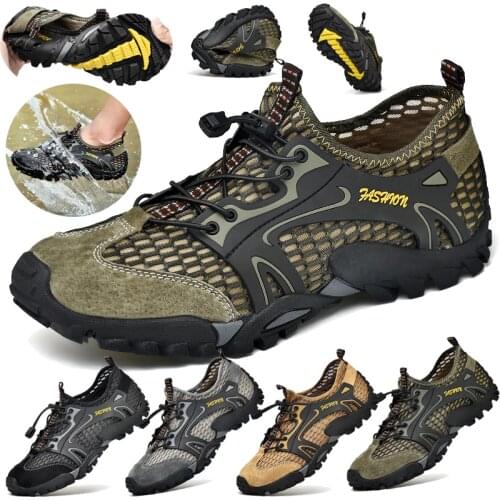 Large Size Water Sports Shoes Men Outdoor Beach Barefoot Shoes Quick-drying Swimming Shoes Diving Shoes Upstream Surfing Shoes