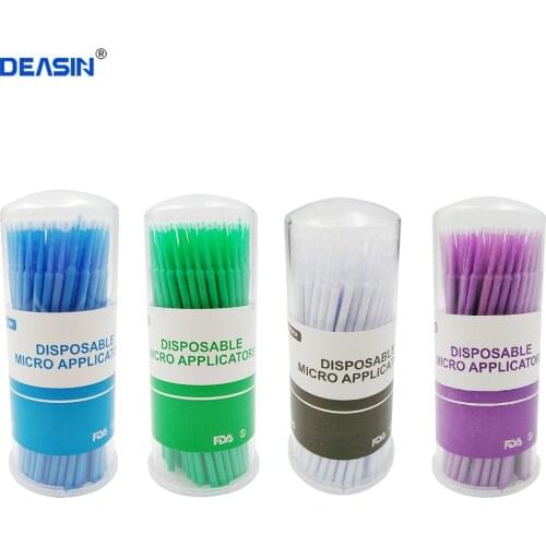 1 Bottlesx100pcs Disposable Micro Applicator stick Brushdental use disposable applicator stick / adhesive brush / Dental brush