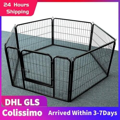 Pet Dog Fence Foldable Gates Cat Safe Guard Install Home Playpen Fencing Gate Crib Kids Rails Fireplace Grille Fence HWC