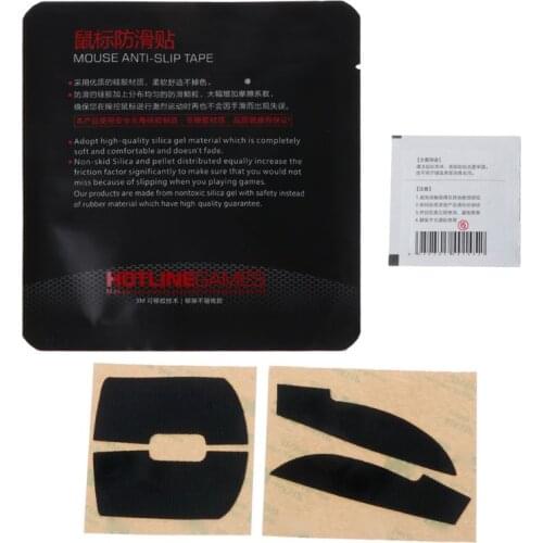 1Set Original Hotline Games Mouse Skates Side Stickers Sweat Resistant Pads Anti-slip Tape For Logitech G Pro Wireless Mouse