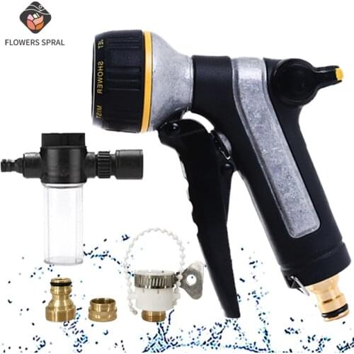 Garden Sprayer Watering Flower Water Gun Water Fog Car Wash Foam Gun Garden Watering Solar Panel Cleaning High Pressure Cleaner