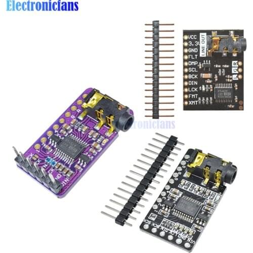 PCM5102 PCM5102A DAC Decoder Board I2S IIC Interface GY-PCM5102 I2S Player Module Audio Board For Raspberry Pi pHAT Sound Card