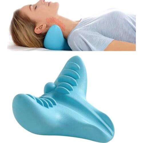 Neck Stretcher for Pain Relief Neck and Shoulder Relaxer Chiropractic Acupressure Trigger Point Pillows Cervical Traction