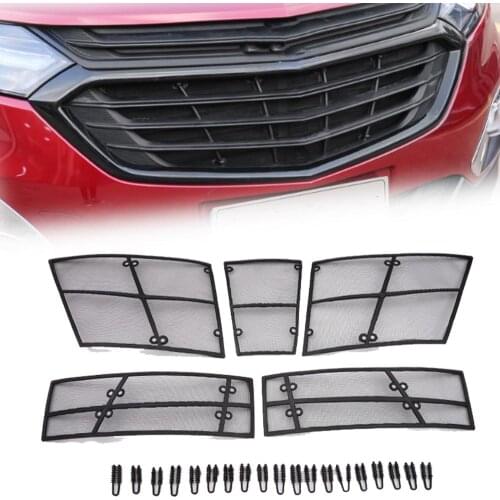 For Chevrolet Explorer 2017 2018 2019 Car Front Insect Grill Net Screening protection Cover Mesh Steel Accessories