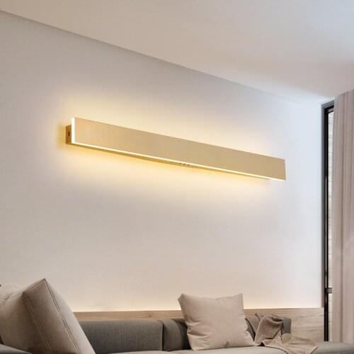 New Arrival Modern LED Wall Lamp For Living room Dinning room Bedside Mirror Front Light Minimalist Wall Lamp Black& Gold