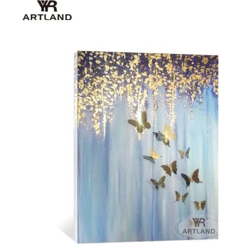Wall decoration of butterflies Pure hand-painted oil painting for canvas beautiful pictures on the wall for living room no frame