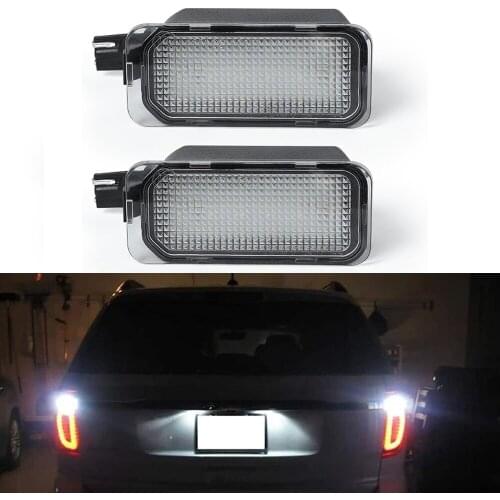 Brightness LED License Plate Light Frma Lamp For Ford Ranger Grand C-Max S-MAX B-Max Focus 2 3 Fiesta 6 7 Kuga 1 2 Mondeo 4 5