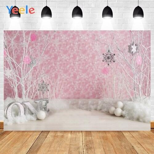 Yeele Light Bokeh Wall One Year Baby Birthday Photography Background Decoration Family Party Photocall Backdrop Photo Studio