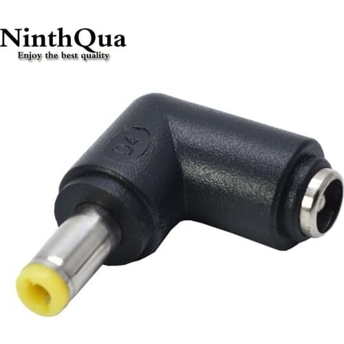 1/2/5PCS DC Power Converter Plug 5.5x2.5mm Female turn to 90 Degree 5.5x2.5mm Male Adapter Connector 5.5*2.5 male to female
