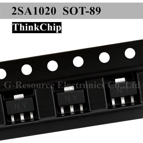 100pcs) 2SA1020 SOT-89 SMD Crystal triode A1020 (Marking NY )