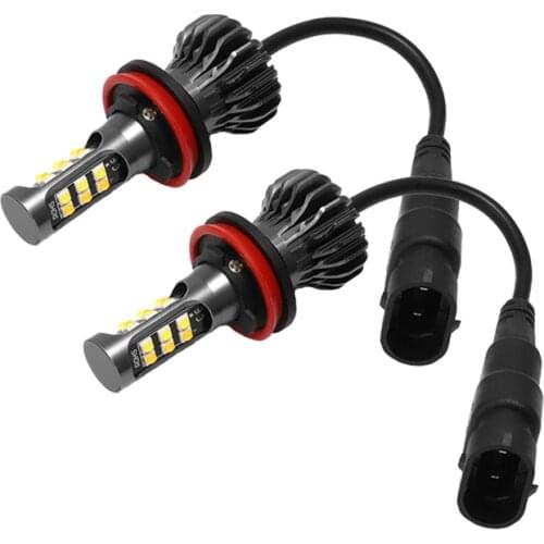 2PCS H11 H8 LED Fog Light Bulb Lamp For Chevrolet Captiva Aveo Lacetti Spark Cruze 2011 Niva Orlando 12V 24V LED DRL