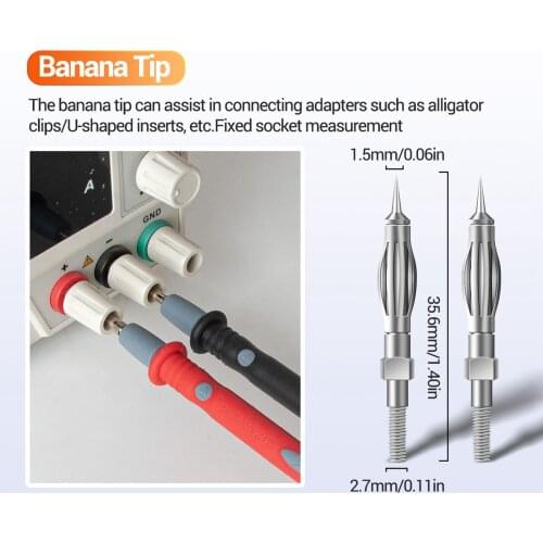 22-KIT Automotive Test Lead Kit, Test Probes,Flexible Silicon Back Probe Pins