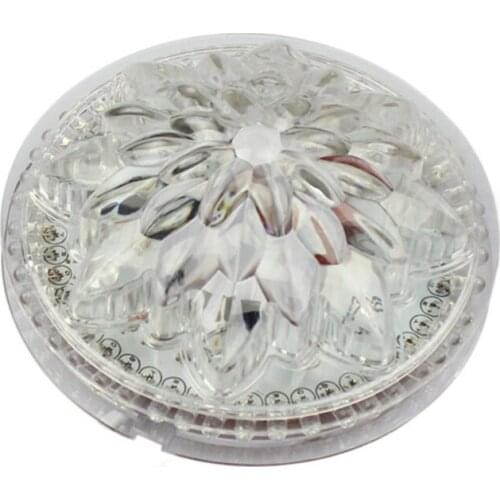 8W Mini sunflower colorful RGB Led stage Lighting Effect 110V 220V auto rotating Laser wall light 48LEDs home DJ Disco party