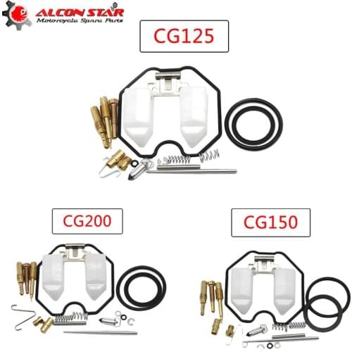 Alconstar-Motorcycle Keihin PWK Carburetor PZ26 PZ27 PZ30 repair kits CG125 CG150 CG200 Carb For HONDA CG Motorcycle Repair Kit