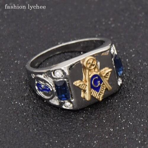 Fashion Lychee Punk Rings For Men