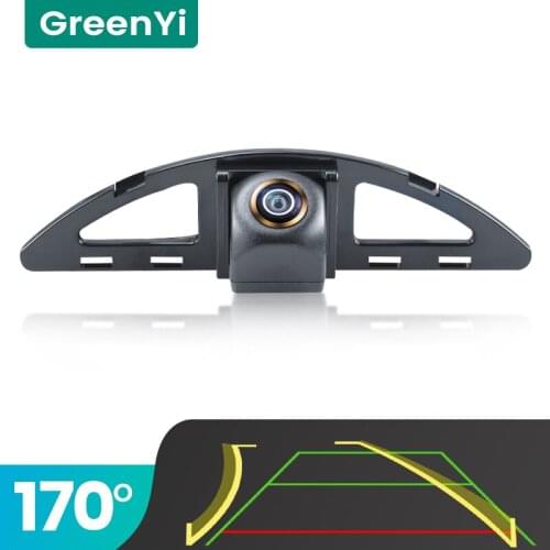 GreenYi Trajectory 170° AHD Car Rear View Camera for Honda City 2008 2009 2012 2014 Night Vision Reverse Reversing 4 pin Vehicle
