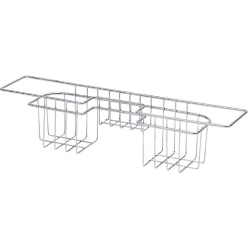 Kitchen Organizer Dish Drainer Supplies Stainless Steel Sponge Holder Dish Drying Rack Storage Baskets Kitchen