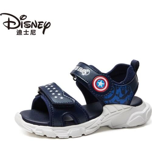 Disney cartoon boys Girls Sandals Summer New frozen elsa Student Soft-soled Slippers Non-slip Baby Captain America Fashion Shoes
