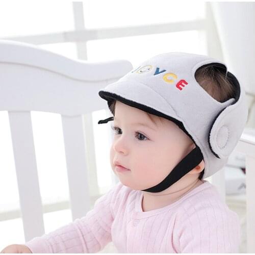 Cute Hats Baby Helmet Infant Head Protection Hats Children Toddler Drop Crash Cap Shatter-resistant Safety Soft Sponge Helmets
