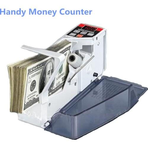 Mini Money Counter Handy Bill Cash Registers Currency Counting Machine V40 Banknote Counter Money Bill Counter Machine V40