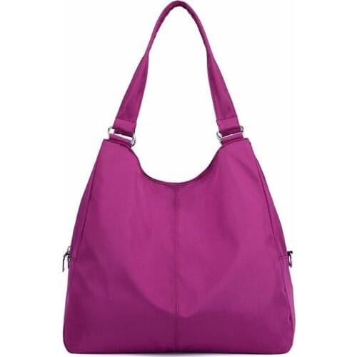 Women Nylon Messenger Bag Shoulder Bag Handbag Large Capacity Small Tote Shopping Bag