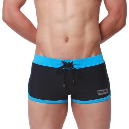 Desmiit Swimming Trunks Men Swimwear Sexy Boxer Bath Man & Large Boys Swimsuit Swim Shorts Surfing Trunk Briefs 2019 New sunga