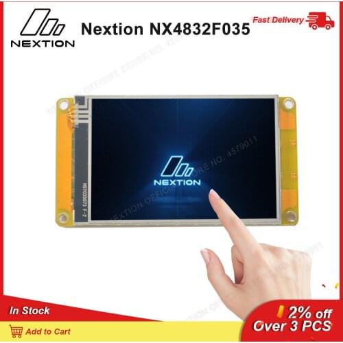 Nextion NX4832F035 3.5” Discovery Series HMI Resistive Touch Display Module Free Simulator Debug Support Assignment Operator