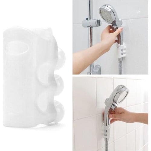 Silicone Shower Head Suction Cup Shower Holder Bathroom Punch-Free Shower Mounting Brackets Bracket Bathroom Accessories