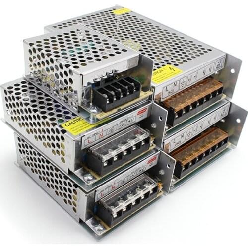 AC DC 5V 12V 24V 36V 48V Lighting Transformer SMPS 1A - 60A 3V 9V 15V 18V Switching Power Supply 220V To 5V 12V 24V Adapter