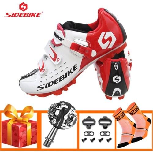 SIDEBIKE cycling shoes sapatilha ciclismo mtb bicicleta SPD pedals 2019 Men women self-locking -breathable cycling bike sneakers