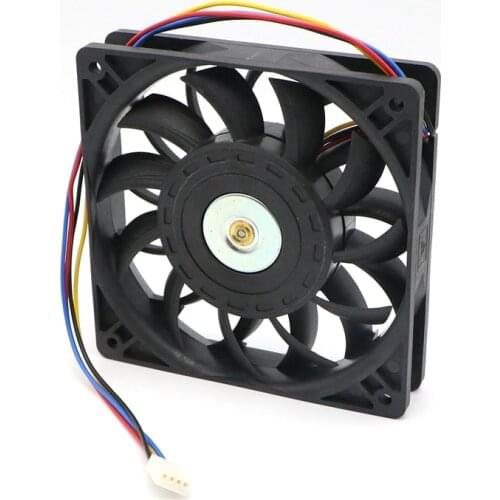 12V 1.24A 12025 12CM Bitcoin Miner PWM Fan