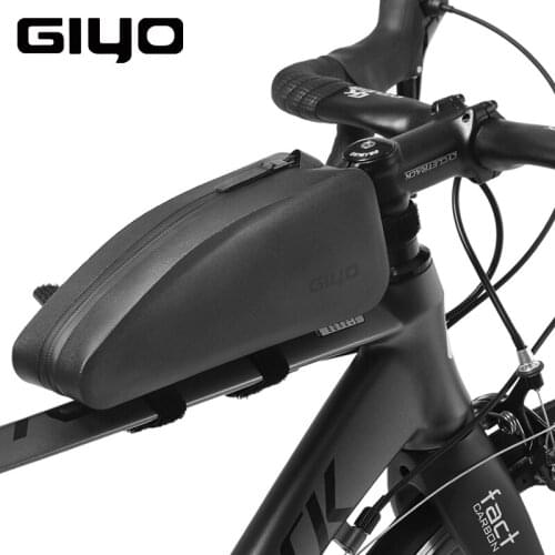 GIYO Rainproof Bike Bag Quick Installtion High Capacity Bicycle Front Frame Tube Bag For Mountain Road Bike Accessories