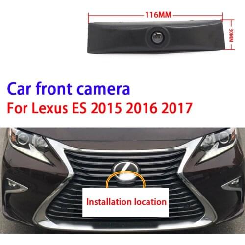 High Quality Car Front Camera For Lexus ES 2015 2016 2017 Waterproof Night Vision CCD full HD Car Special Car Front Camera