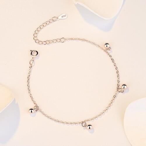 ZHOUYANG Bracelets For Women Simple Korean Four Little Lucky Beads Rose Gold Silver Color Birthday Gift Fashion Jewelry KBH244