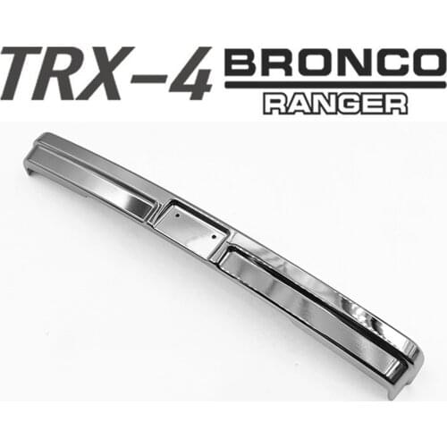 1/10 Rc Crawler Car TRX-4 Ford BRONCO Metal All Aluminum Chrome Plated Front Bumper