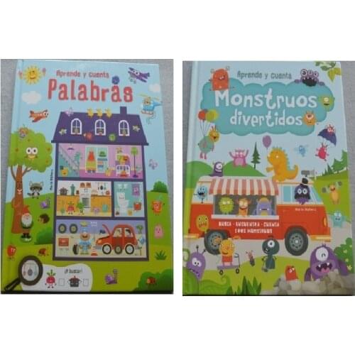 Parent Child Kids Spanish Book Carhildhood Education Enlightenment Interesting Story Cute Pictures Reading Book Age 2 up