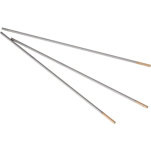 10 x WL15 Lanthanated Welding Tungsten Electrode Golden Tip 3.2*150 With Case