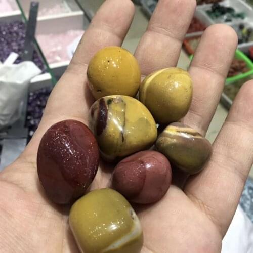 100g Egg Yellowstone Crystal gravel Minerals and Stones Rough Gemstone Specimen