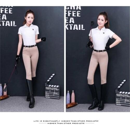 Breeches Equestrian Horse Riding Pants Profession Non-slip Wearable High Elasticity Knight Equipment Womens Riding Clothes