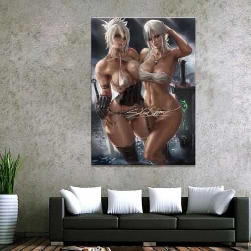 Home Decor Canvas 1 Piece Sexy Game Riven Art Posters and Prints Painting Home Decoration Wall Pictures