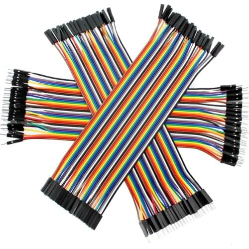 DuPont Wires Cable 120pcs 20cm Male To Male and Male to Female and Female to Female DuPont jumper wire connection Breadboard