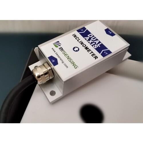 BWK220 BWK228 Tilt Angle Sensor Dual Axis Inclinometer with Accuracy 0.2 Degree Resolution 0.02 Degrees / 0-5V 0-10V (Optional)