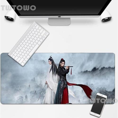 The Untamed Lan Zhan Mouse Mat Mouse Pad Gaming MousePad Keyboard Pad MousePads Mouse Mat Laptop Non-slip HD Computer Mice Pad
