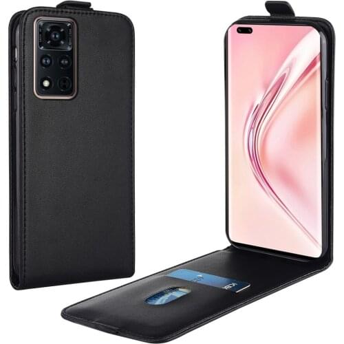 Flip Up and Down Leather Case for Huawei Honor V40 5G MOA-AL00 MOA-TL00 Vertical Cover for Honor V40 v40 5g Case Phone Bag
