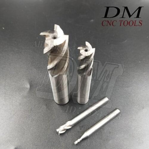 D2+D3+D4+D5+D6 White Steel Milling Cutter Straight Shank End Milling Cutter Super Hard Milling Cutter Router Bit Set