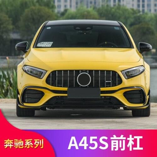 Suitable for Benz Mercedes New A-class W177 A200l A180l Refitted A45s Amg Bar Front Encircle Middle Net Rear Lip Tail Throat