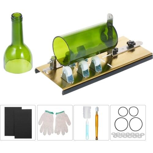 Glass Bottle Cutter Bottle Cutter DIY Machine for Cutting Wine Beer Liquor Whiskey Alcohol Champagne Water or Soda Round Bottles
