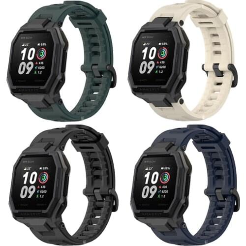Silicone Strap for Xiaomi Huami Amazfit T Rex Smart Watch Replaceable Watchband for Amazfit T-REX Smart Watch Bracelet