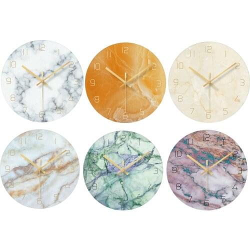 Modern Silent Wall Clock Non Ticking 12 in Excellent Accurate Sweep Movement