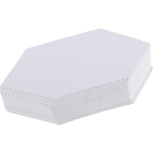 200 Pieces Hexagon Paper Quilting Templates English Paper Piecing Patchwork Template 4.2/7.9cm